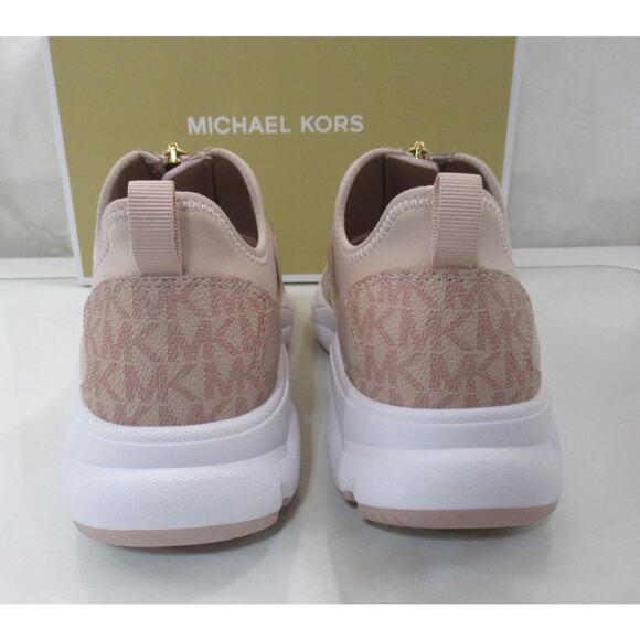 Michael Kors Sami Zip Trainer Sneaker Circular Air Mesh Ballet Light Pink - Picture 5 of 7